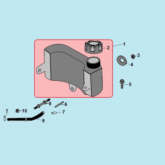 Топливный бак Champion LM5347