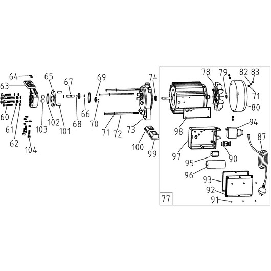 Двигатель и гидронасос Champion LSH5001