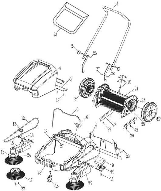 Запчасти для Champion MS9240