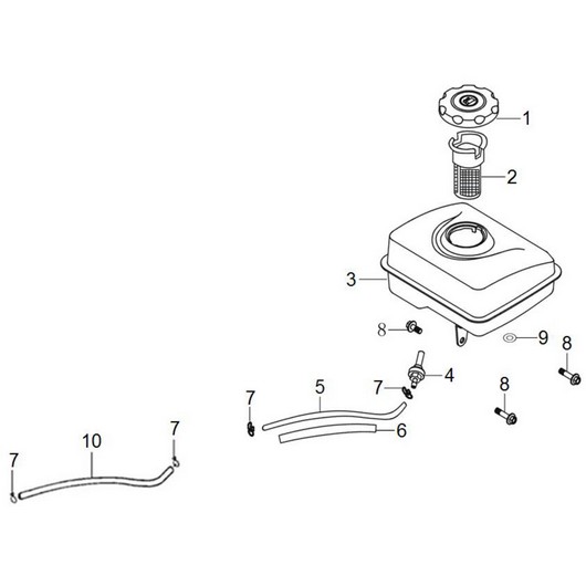 Топливный бак Champion PC5332F