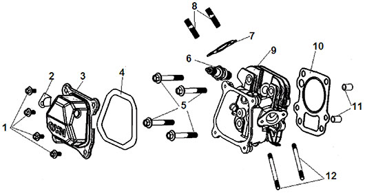 Головка цилиндра Champion PC5431F
