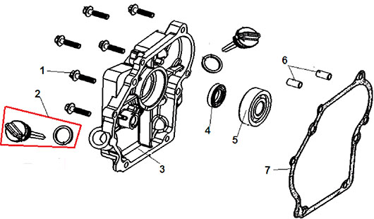 Крышка картера Champion PC5431F