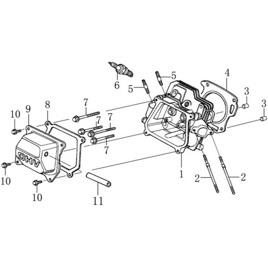 Головка цилиндра Champion PC6337F