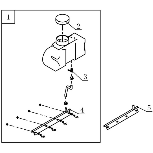 Комплект подачи воды Champion PC8742F