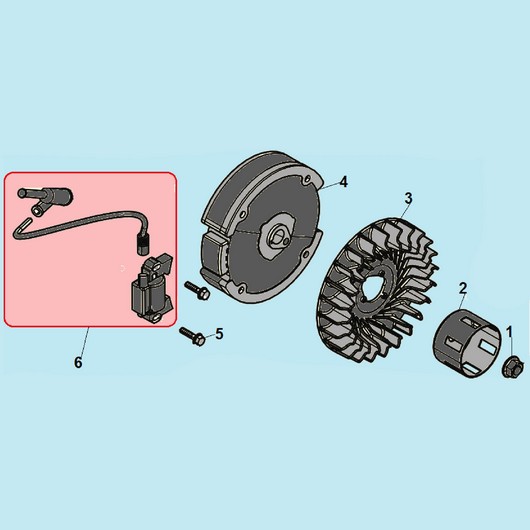 Магнето и маховик Champion PC9750FT