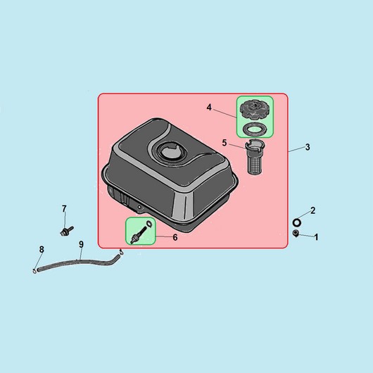 Топливный бак Champion PC9750FT