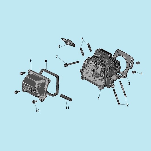 Головка цилиндра Champion PC9750FT