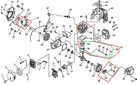 Двигатель Champion PS226