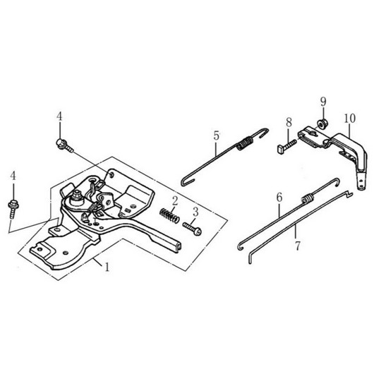 Рычаг регулировки оборотов Champion SC350