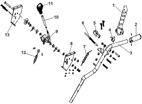 Рукоятки управления Champion ST1170BS