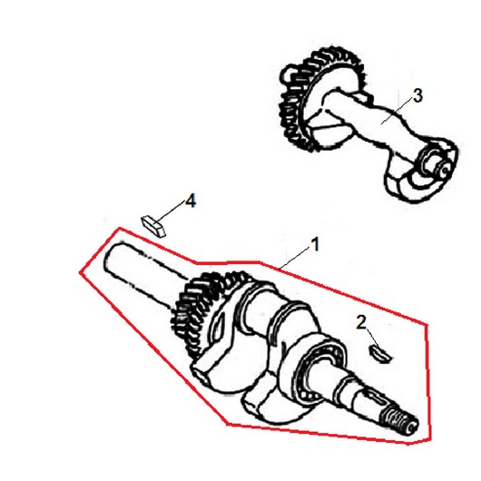 Коленвал и распредвал Champion ST1170E