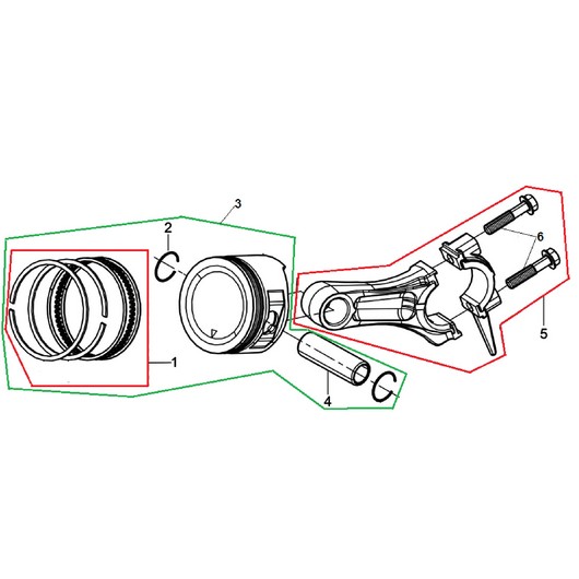 Поршень Champion ST1376E