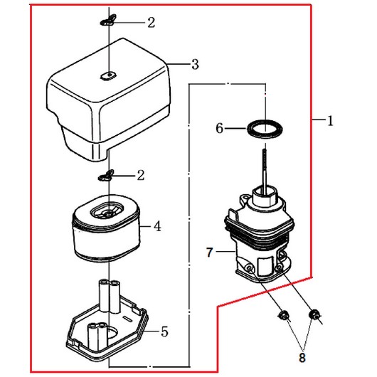 Воздушный фильтр Champion ST1376E