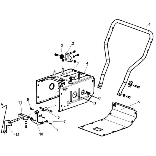Корпус привода колес Champion ST556
