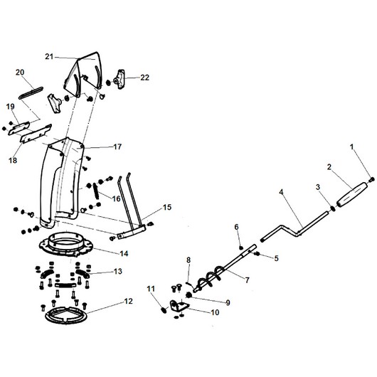 Желоб выброса снега Champion ST556
