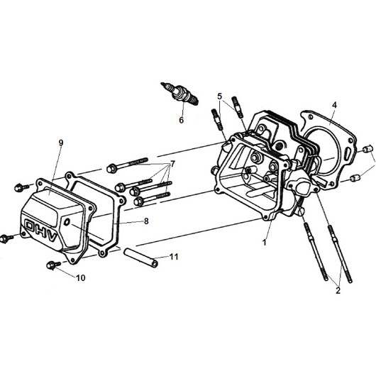 Головка цилиндра Champion ST556