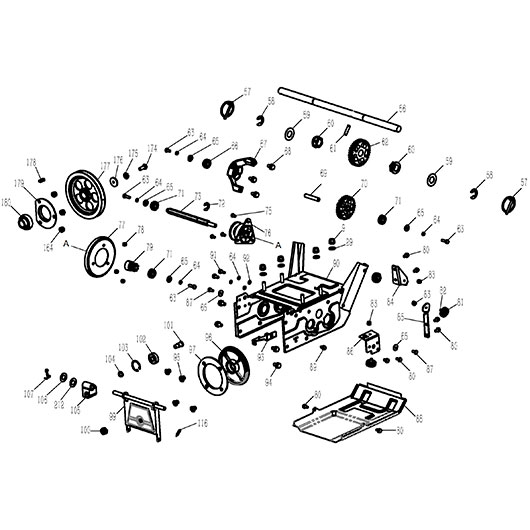 Фрикцион и привод колес Champion ST655