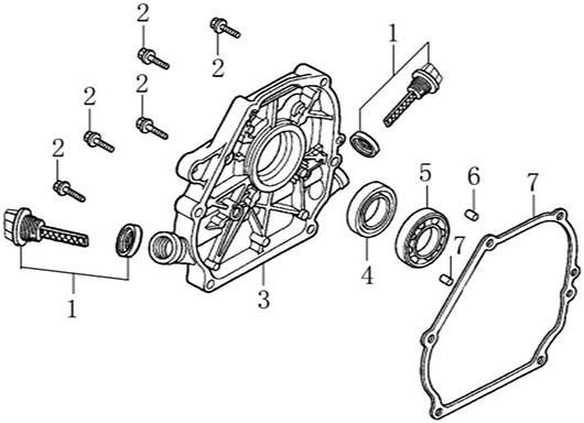 Крышка картера Champion ST655