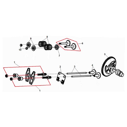 Распредвал и клапана Champion ST761E