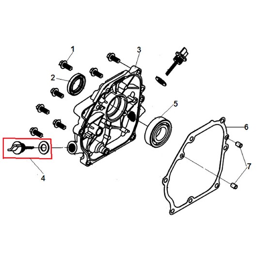 Крышка картера Champion ST762E