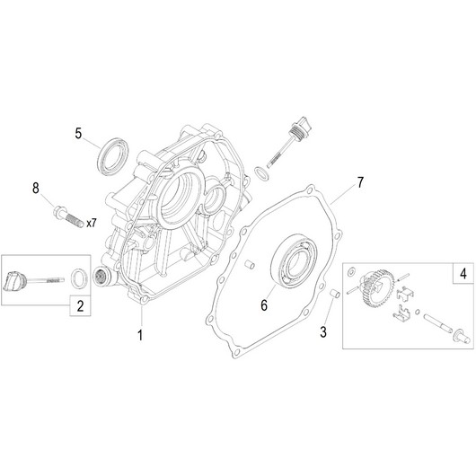 Крышка картера Champion ST861