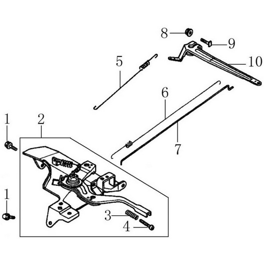 Рычаг регулировки оборотов Champion ST861