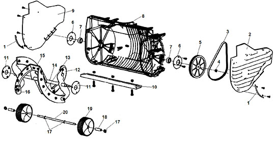 Шнек и привод Champion STE1650