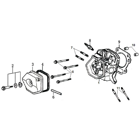 Головка цилиндра Champion STT1170E