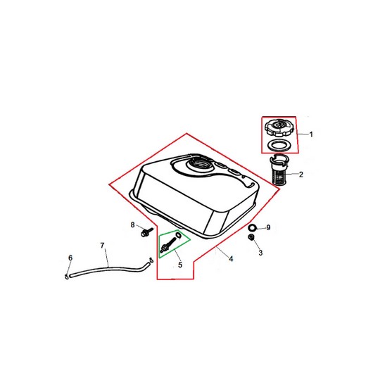 Топливный бак Champion STT1170E