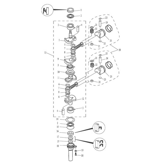 Поршень Toyama T18BMS