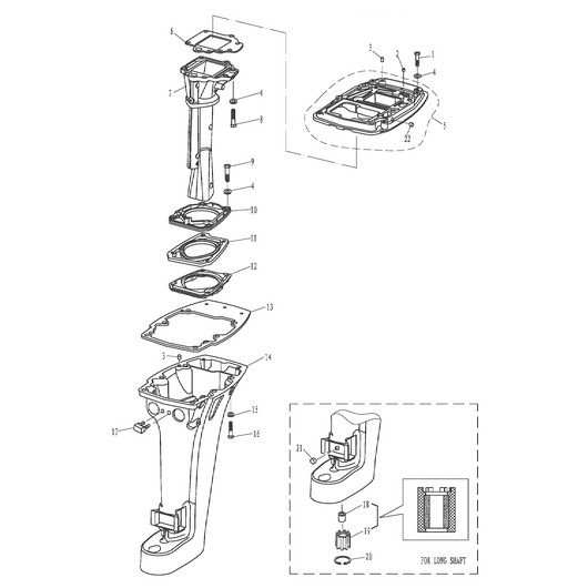 Нога Toyama T18BMS