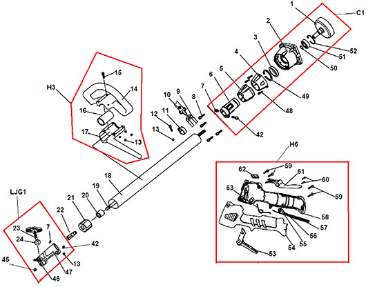 Штанга, управление Champion T252