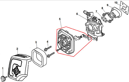 Детали системы впуска Champion T276
