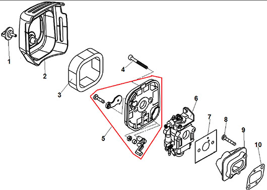 Детали системы впуска Champion T346