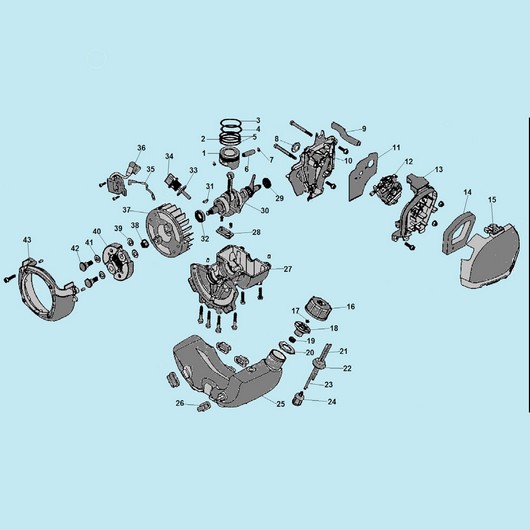 Детали двигателя Champion T374FS