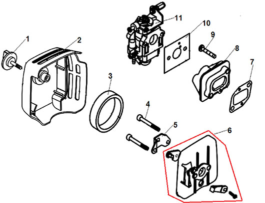 Детали системы впуска Champion T346