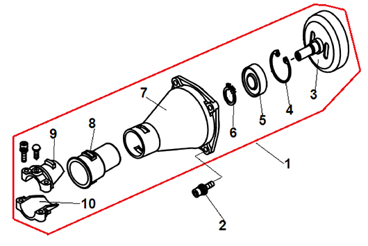 Картер сцепления Champion T447-2