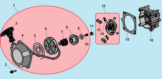 Стартер Champion T523S-2