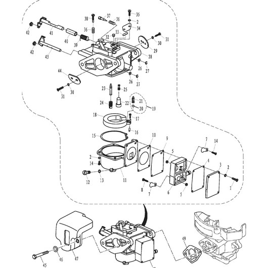 Карбюратор Toyama T5BMS