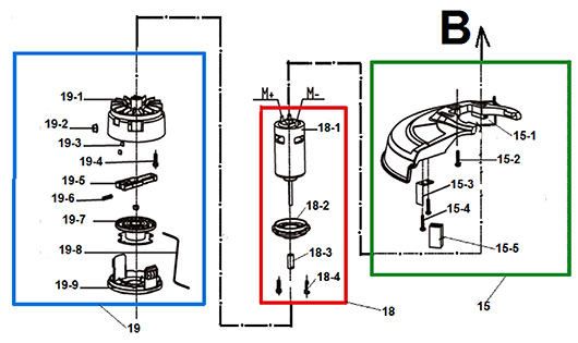 Электродвигатель Champion TB360