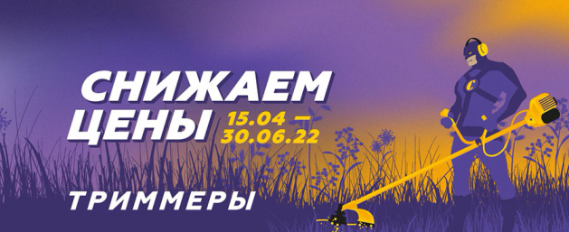 Акционные розничные цены на бензиновые триммеры Champion