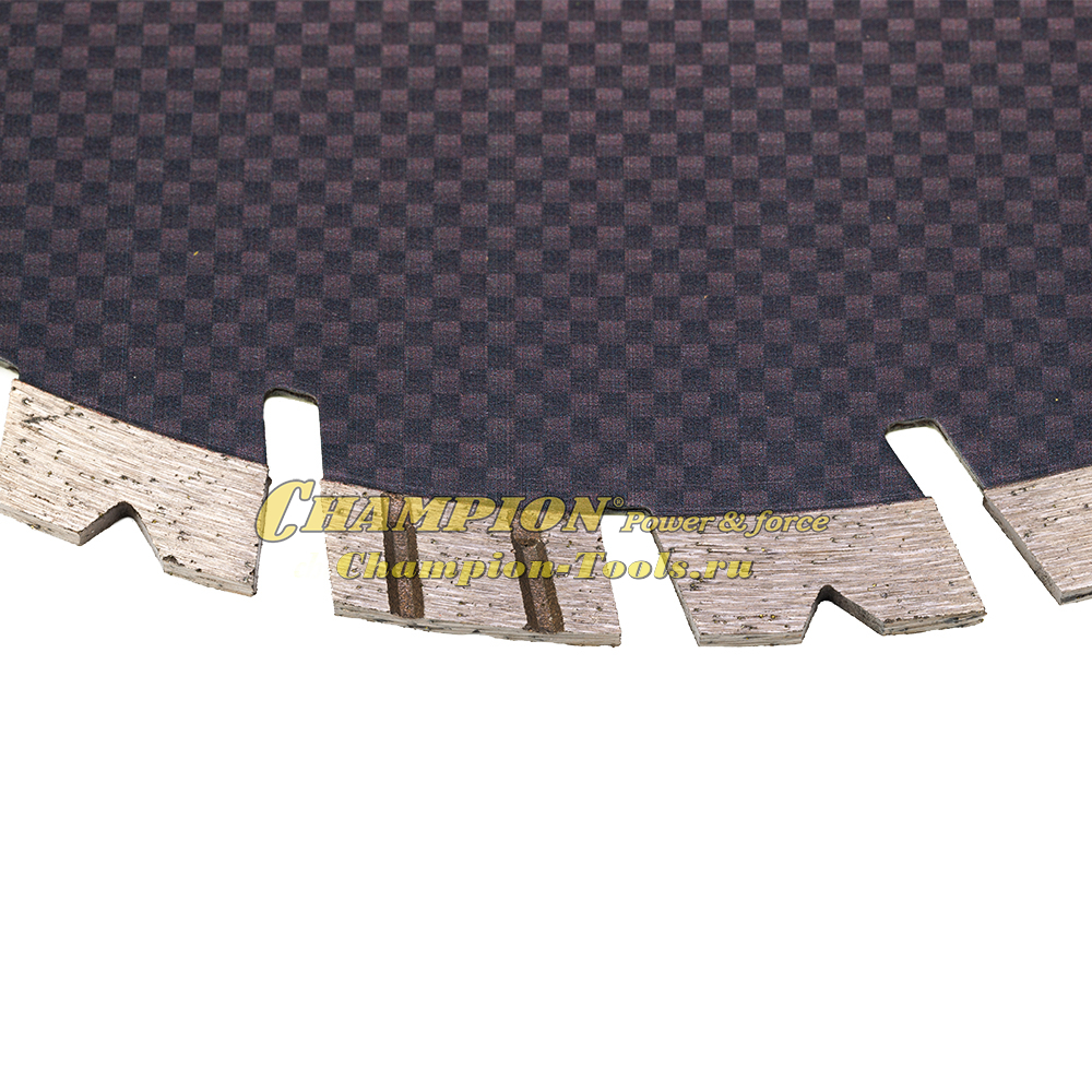 Диск алмазный CHAMPION универсальный ST 350/25,4/14 Fast Gripper