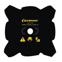 Нож для жесткой травы Champion 4/255/25,4 (тип В)