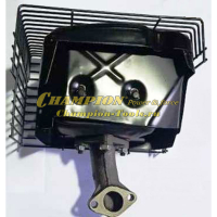 Глушитель G390-460H CH1211E STT1170Е ST1170Е ST1376E с кожухом, коллектором, решеткой