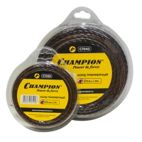 Корд триммерный Champion Magic 3.0мм*168м (витой квадрат)+нож