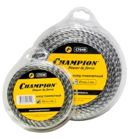 Корд триммерный Champion Tri-twist 3.0мм*50м (витой треугольник)+нож
