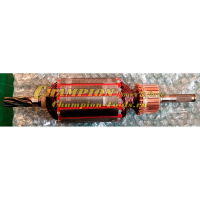 Ротор ET1005A (L вала 168мм/D по железу 41,5мм/D по коллектору 28мм)